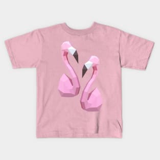 Flamingos Vapor Wave Kids T-Shirt